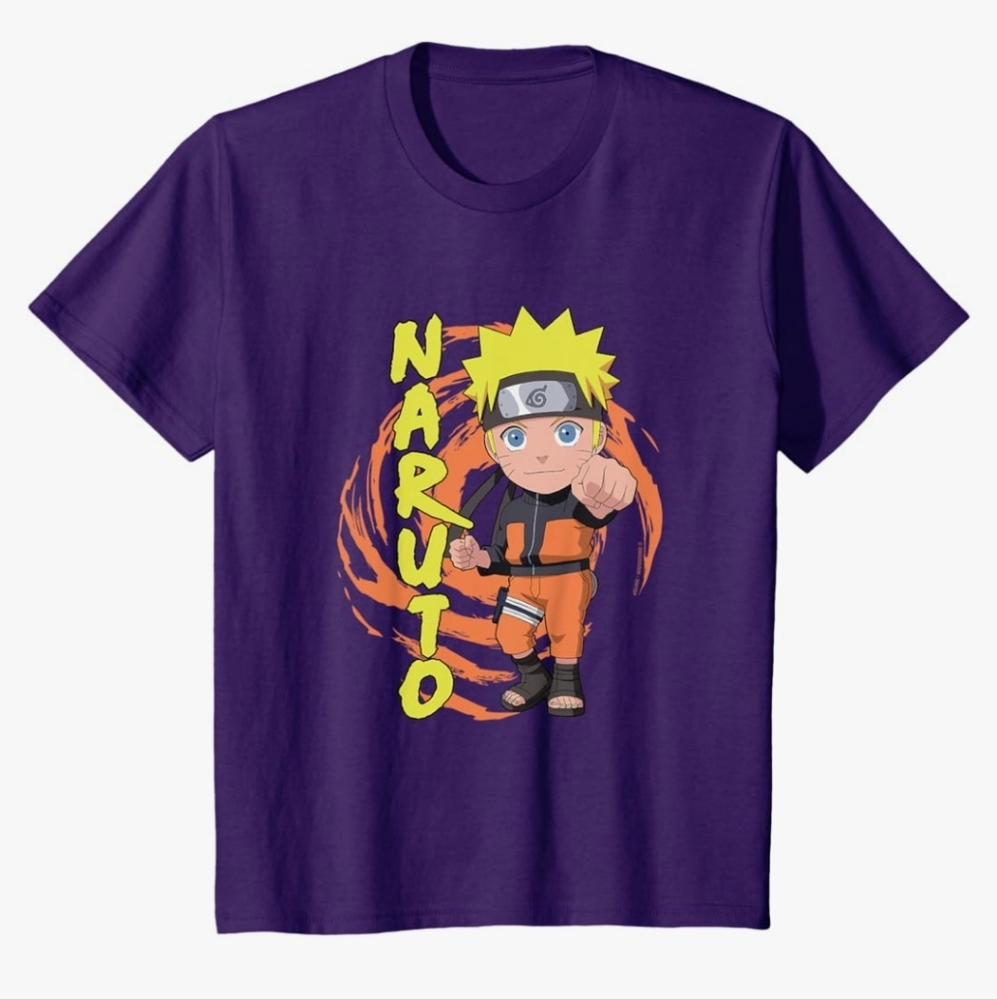 Youth Purple Naruto Graphic tshirt
